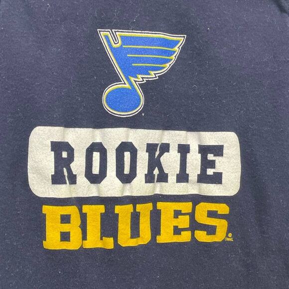 NHL St Louis Blues Hockey 6-9 Months Baby One Piece Crotch Snap Rookie Top - Picture 2 of 5